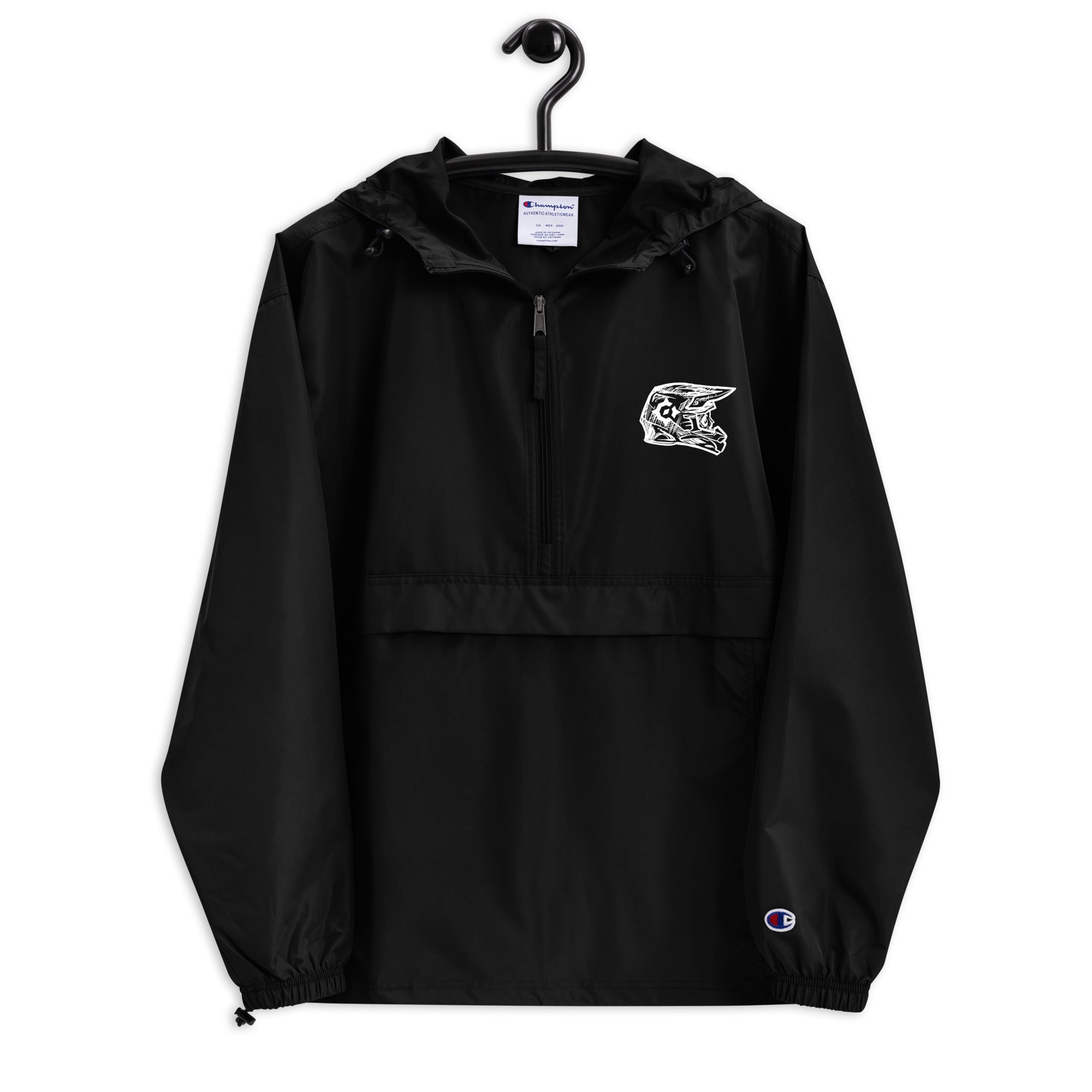 https://www.escapesupplyco.com/cdn/shop/products/embroidered-champion-packable-jacket-black-front-628c0d00ad28b.jpg?v=1674758447