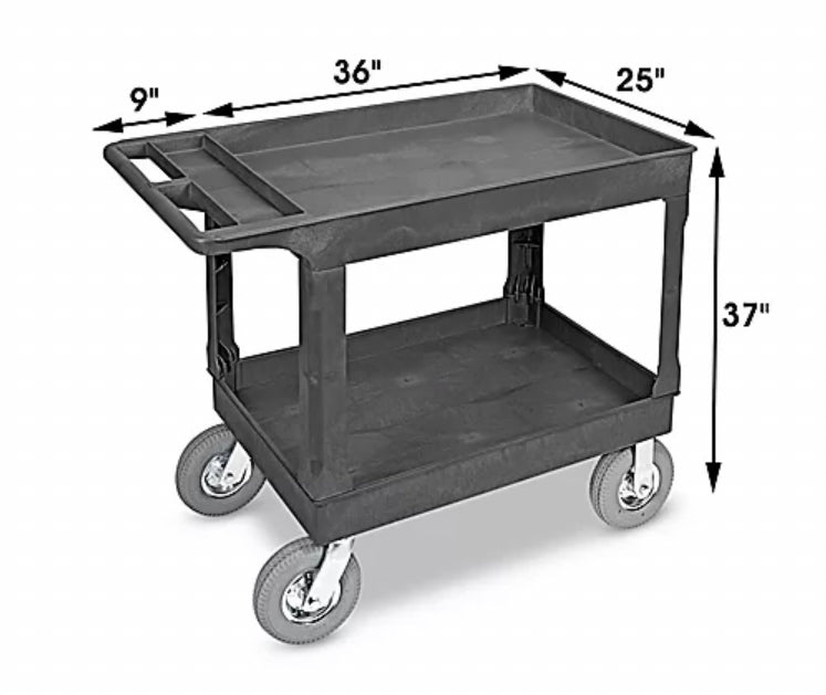 Utility Cart with Pneumatic Wheels,
